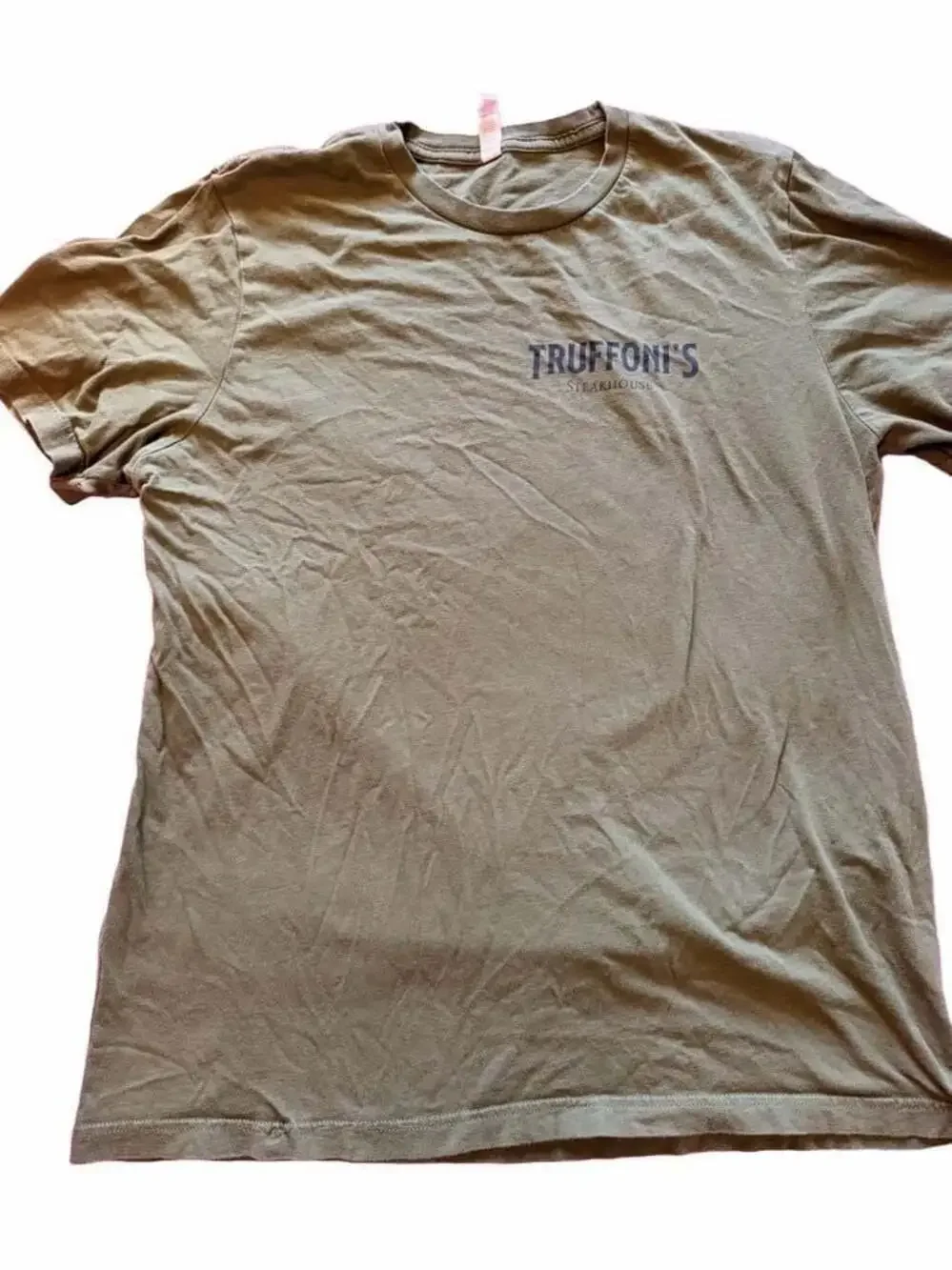 Truffoni's Steakhouse Sloppy Steaks Green T-Shirt